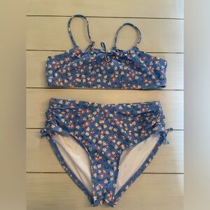 Old Navy Girls Floral Two Piece Swimsuit